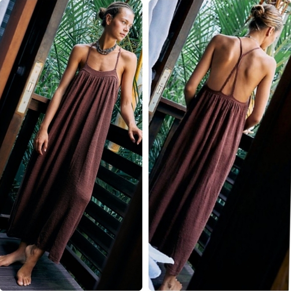 Free People Dresses & Skirts - Free People Beach Under The Stars Sweater Midi Dress